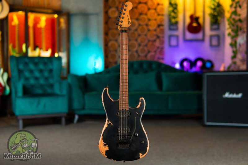 Charvel Pro-Mod Relic San Dimas Style 1 PF Weathered Black