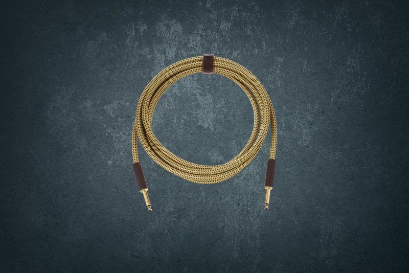 Fender Deluxe Tweed Instrument Cable 5,5m Natural, гитарный кабель