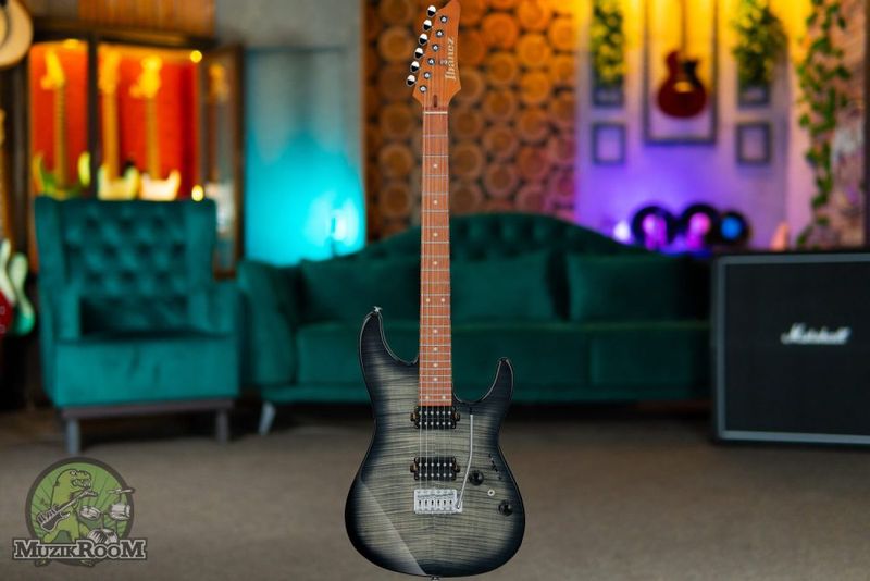 Ibanez Standard AZ24S1F-TKS Transparent Black Sunburst