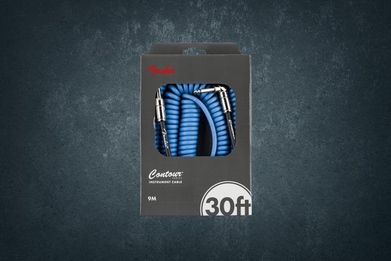 Fender Contour 9m Coil Cable LPB, гитарный кабель