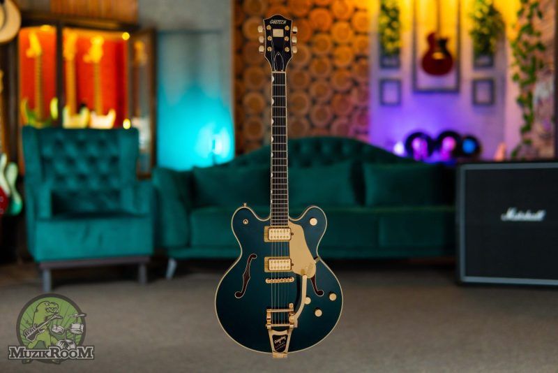 Gretsch G6659TG Players Edition Broadkaster Jr. Singlecut Bigsby Cadillac Green