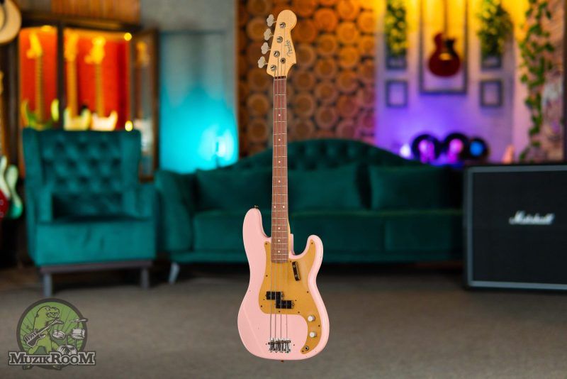 Fender 60 Precision Bass JM Shell Pink
