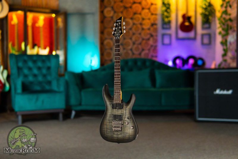 Schecter 70th Anniversary Demon 6 Charcoal Burst Matt