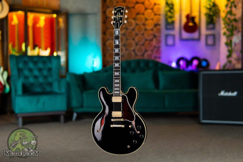 Gibson 1959 ES-355 Reissue Antique Ebony Ultra Light Aged