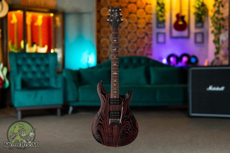 PRS SE CE 24 Sandblasted Ltd Sandblasted Red