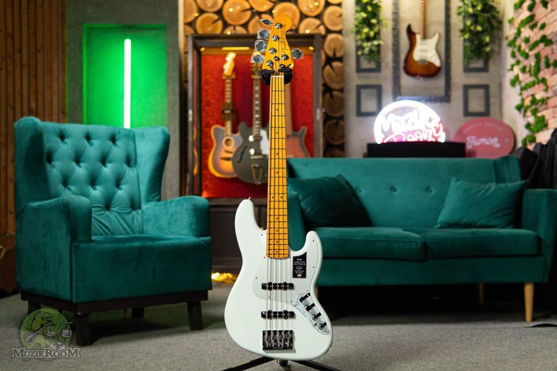 Fender American Ultra II Jazz Bass V MN Avalanche