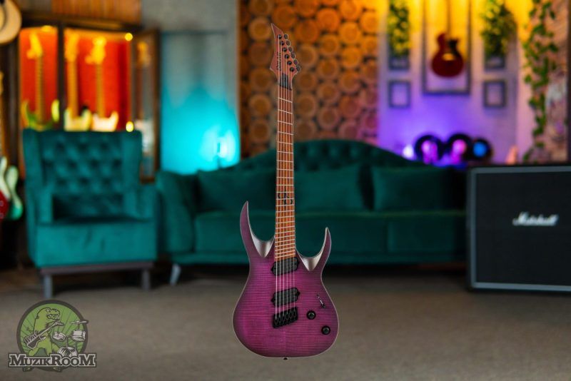 Solar Guitars A1.6FF Flame Deep Purple Burst