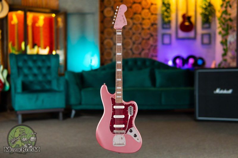 Squier Classic Vibe Bass VI LRL Burgundy Mist