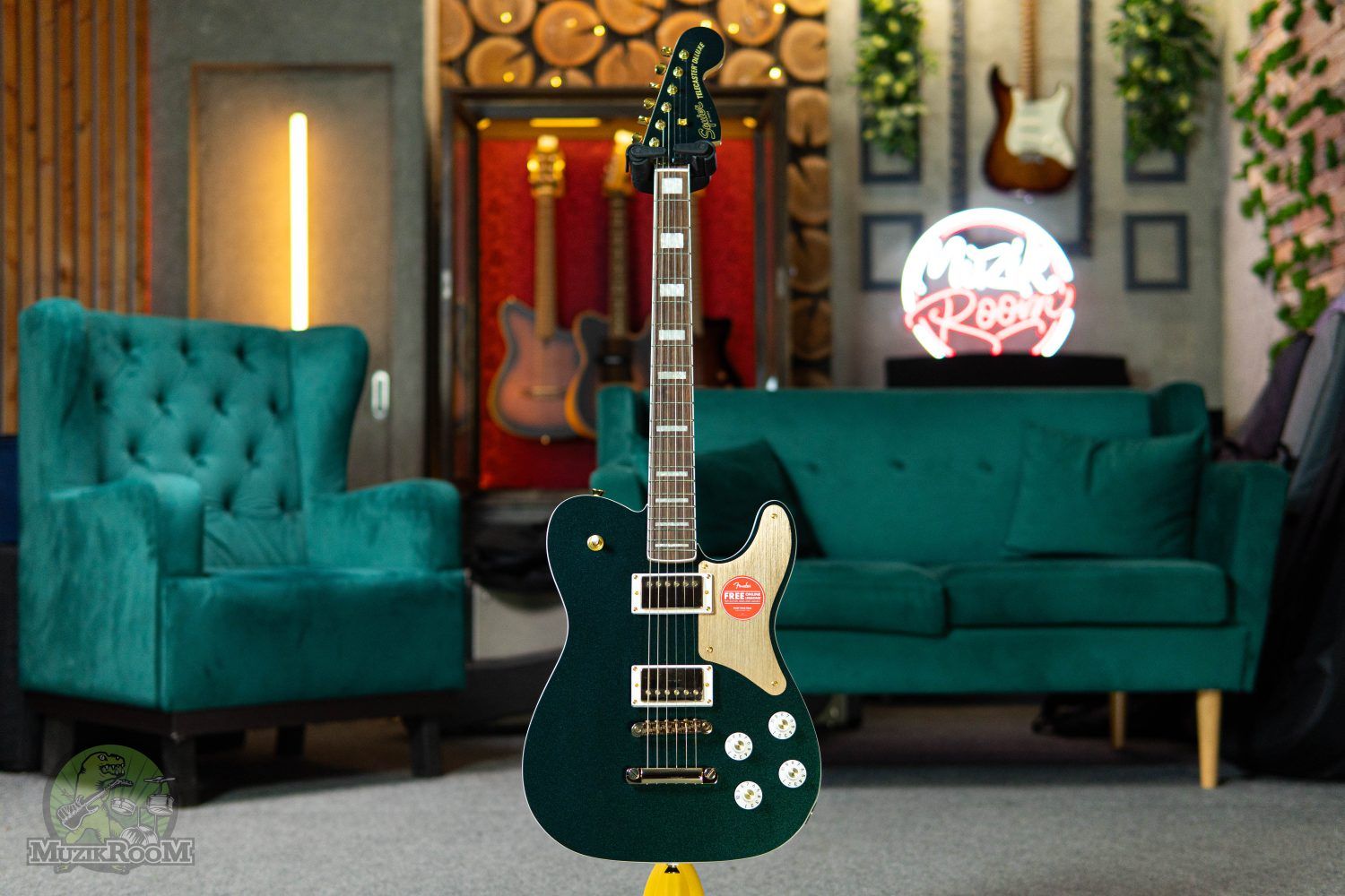 Squier FSR Telecaster Deluxe Cadillac Green