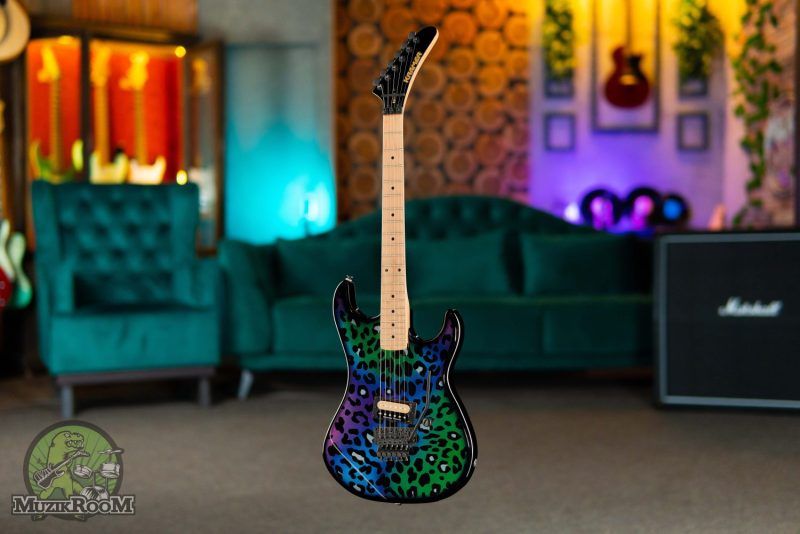 Kramer Guitars Feral Cat Baretta Rainbow Leopard