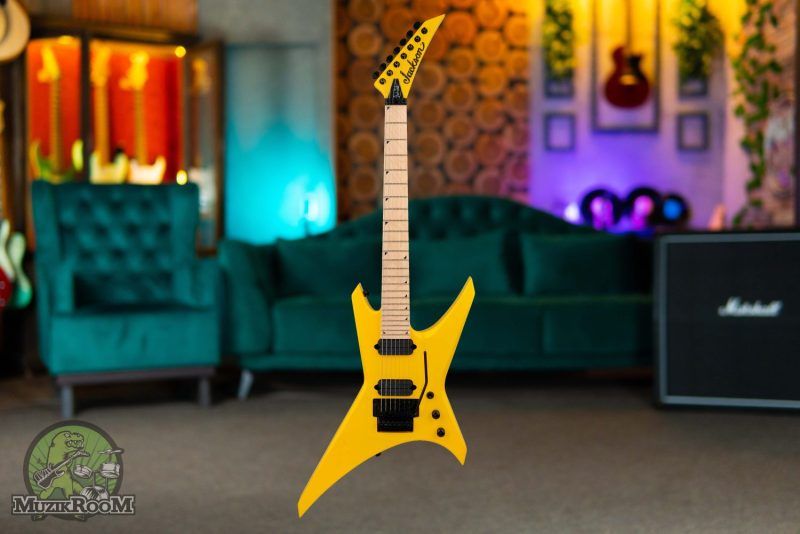 Jackson Pro Signature Dave Davidson Warrior WR7 MPL Ferrari Yellow