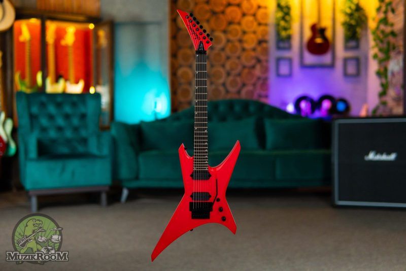 Jackson Pro Signature Dave Davidson Warrior WR7 EB Ferrari Red